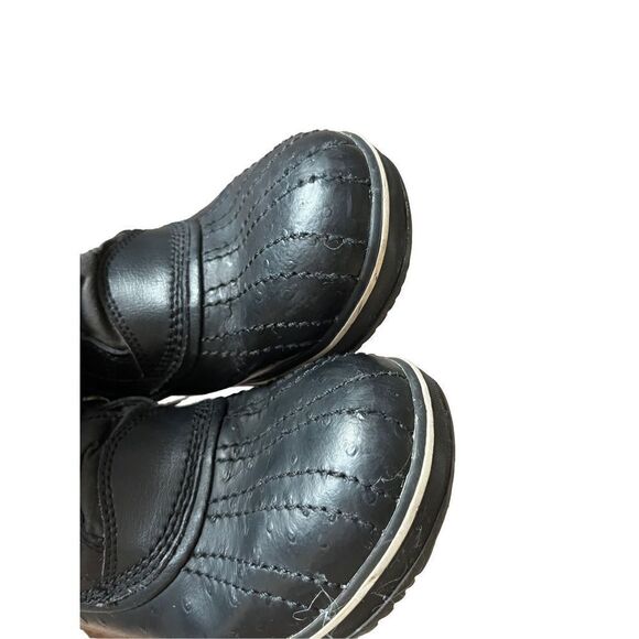 Sorel Joan Of Arctic Boots Black size 8 Snow Lace Up Faux Fur waterproof - Picture 11 of 14